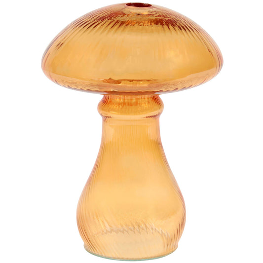 Orange Standing Mushroom Vase