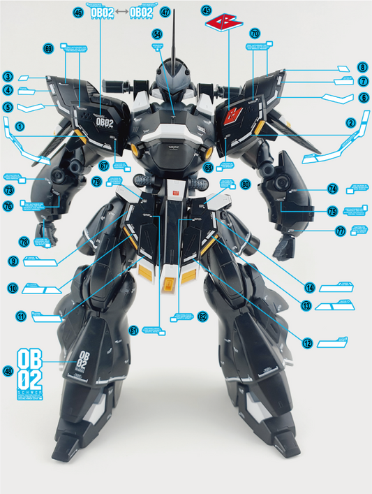 Depli Decal Waterslide Decals for MG Kampfer Schwer