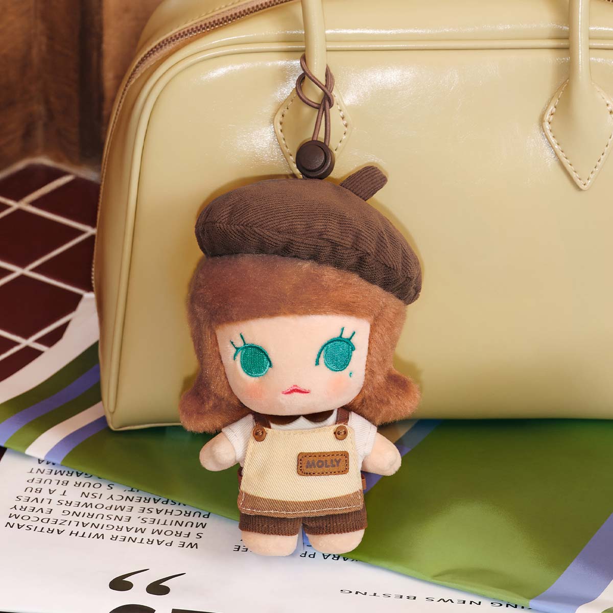 POP BEAN Coffee Factory Series-Plush Pendant