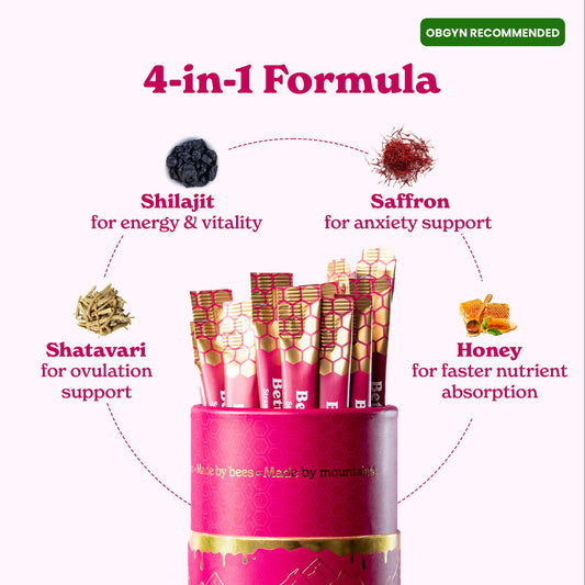 BetterAlt SHE-Lajit Honey Sticks - Strawberry