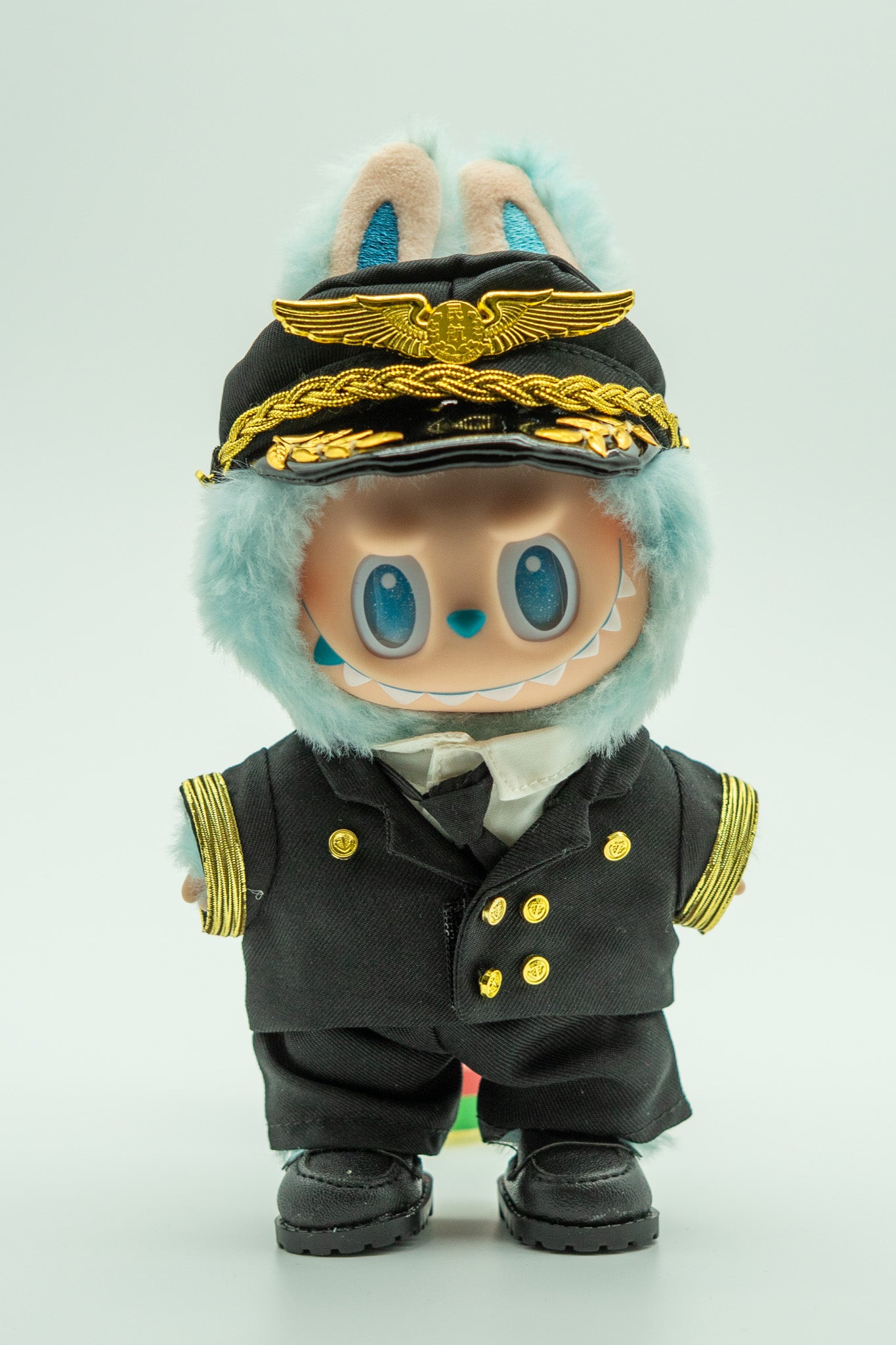 Labubu Commercial Flight Pilot Outfit