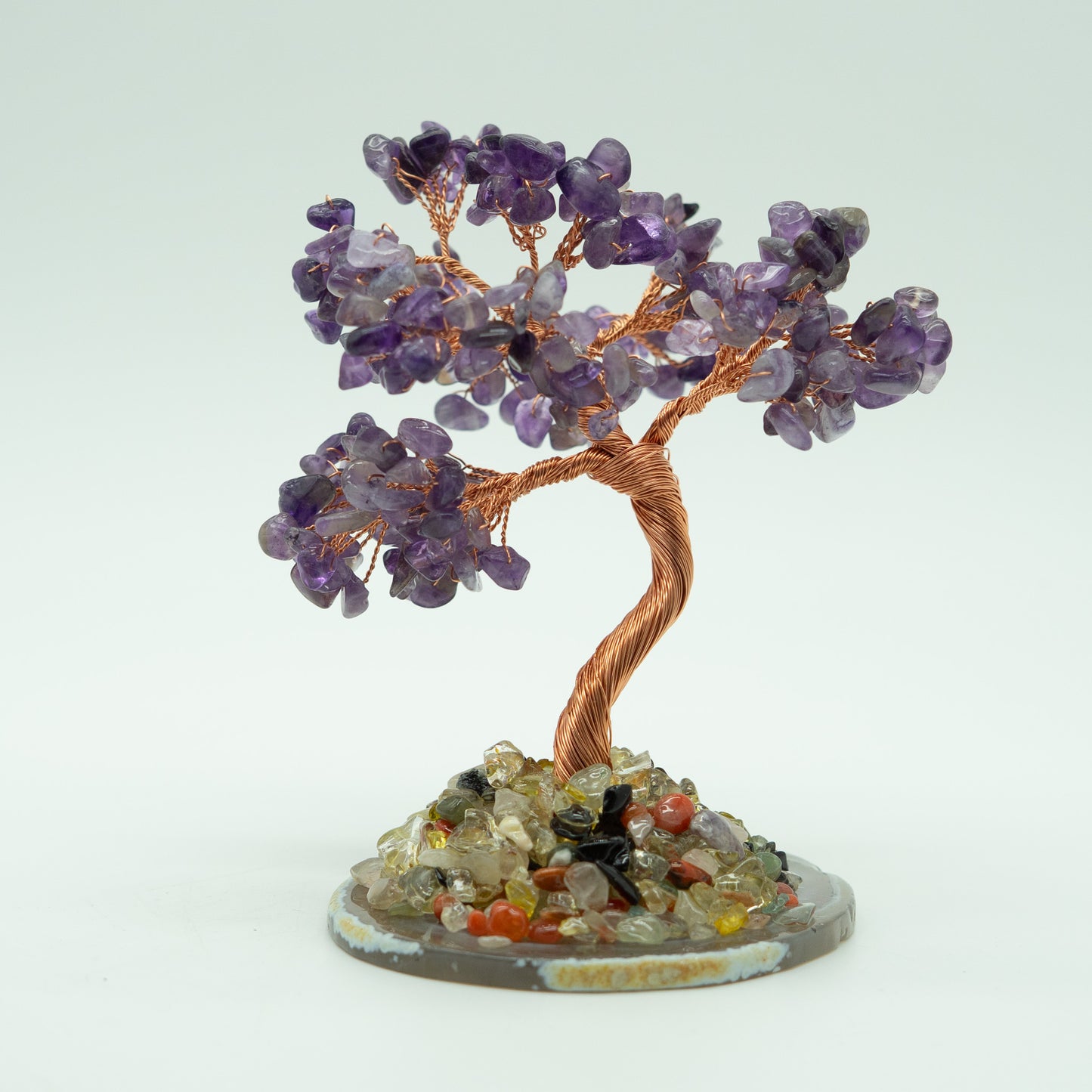 Agate Base Crystal Feng Shui Tree