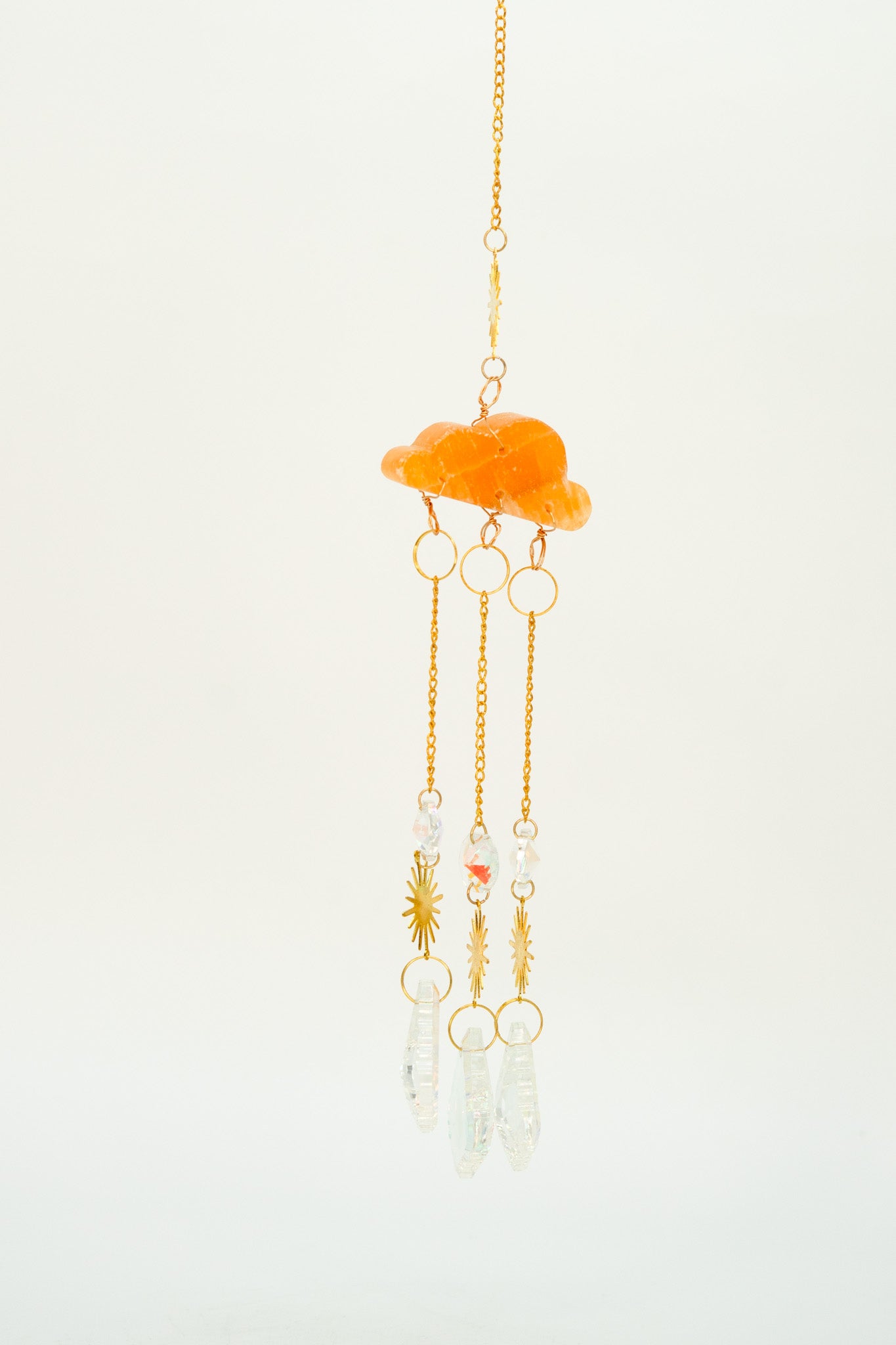 Crystal Cloud Sun Catcher, Boho Room Decor