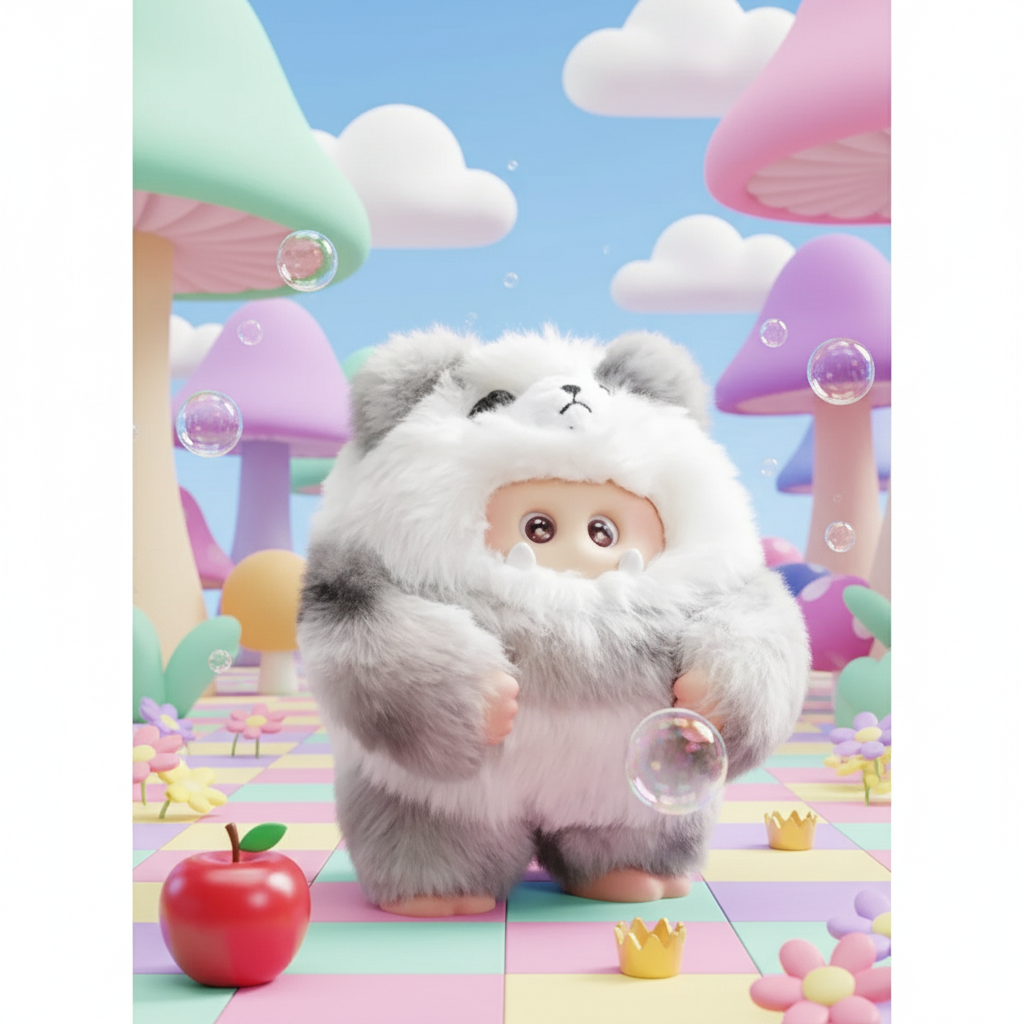 Giggle Monster Furry Forest Series Blind-Box Vinyl Plush