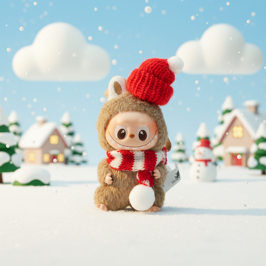 Mini Labubu Christmas Outfit