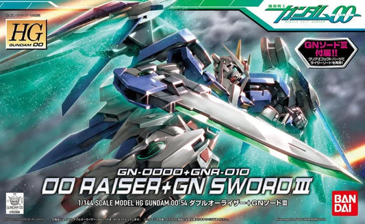 Bandai HG00 GN-0000+GNR-010 00 Raiser + GN Sword III