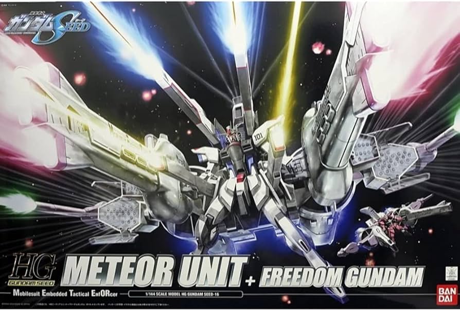 Bandai HGSEED Meteor Unit + Freedom Gundam
