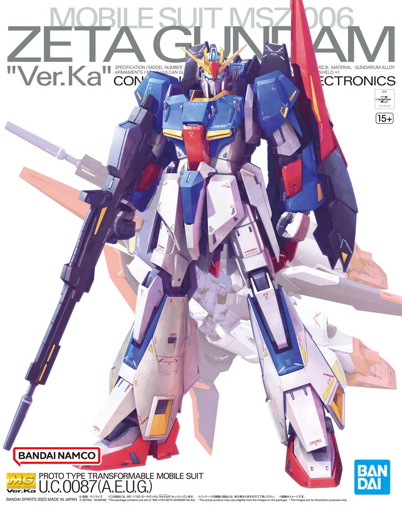 Bandai MG MSZ-006 Zeta Gundam Ver.Ka