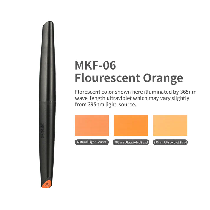 DSPIAE MKF Fluorescent Color Master Soft Tipped Markers