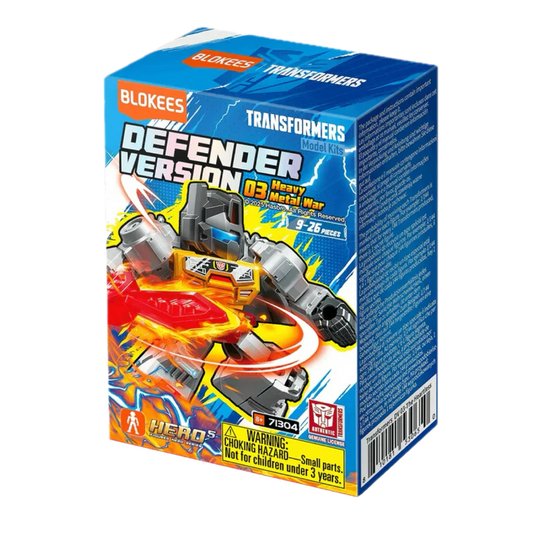 Blokees Transformers Defender Version 03 Heavy Metal War