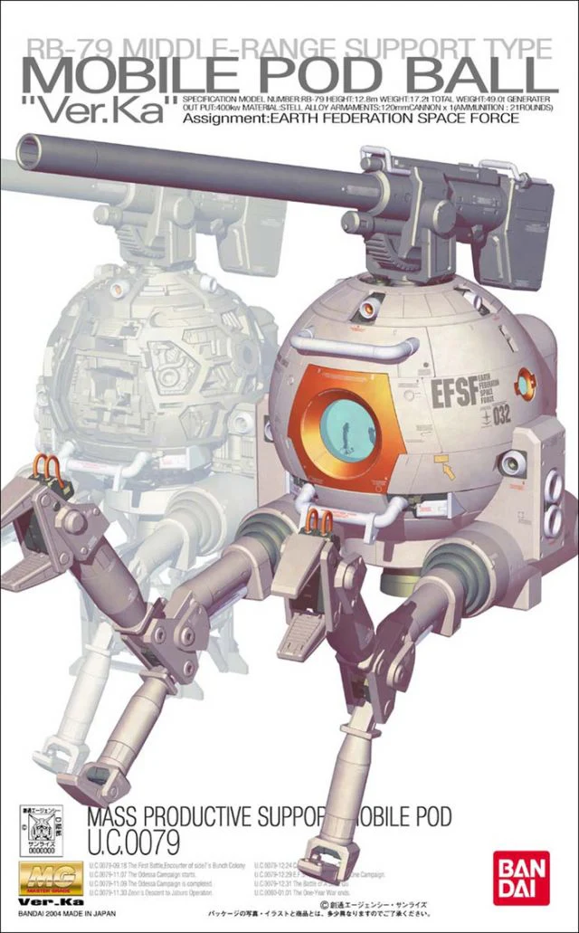 Bandai MG RB-79 Ball Ver. Ka