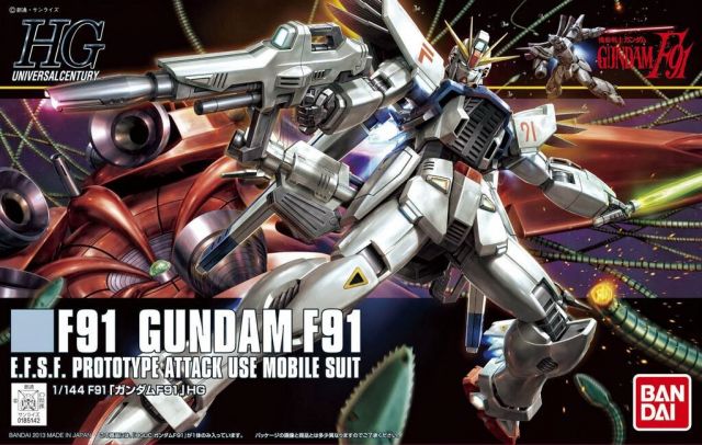 Bandai HGUC F91 Gundam F91