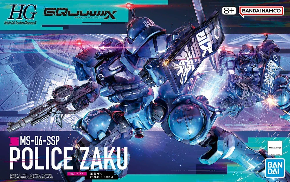 Bandai HGGQX MS-06-SSP Police Zaku
