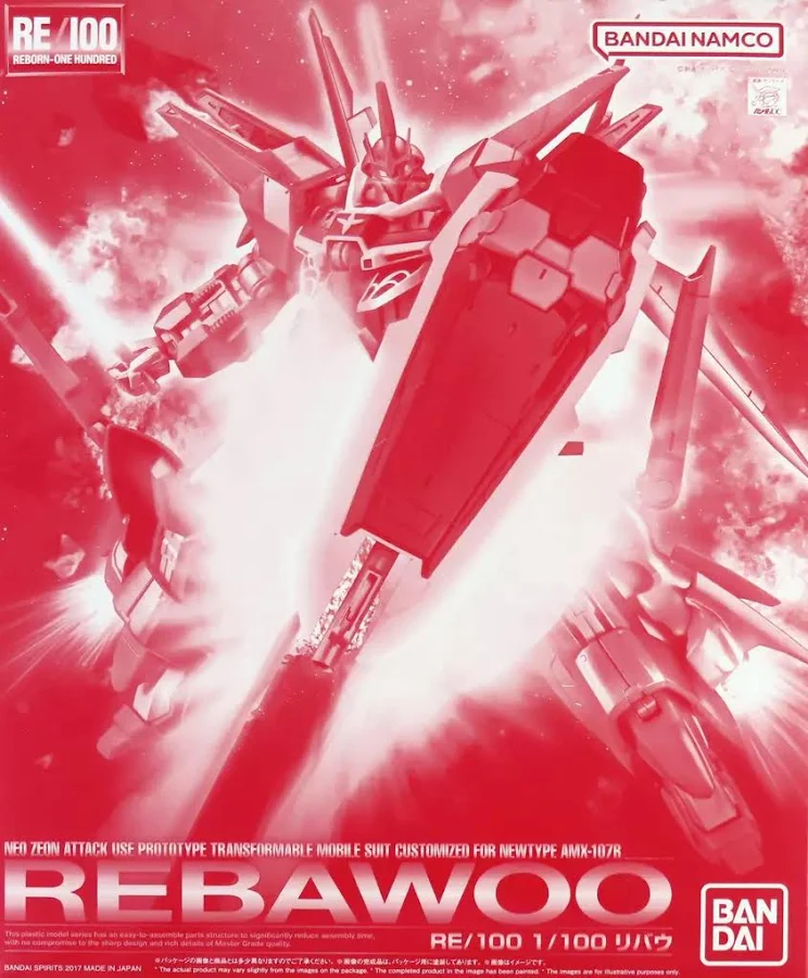 P-Bandai RE/100 AMX-107R Rebawoo