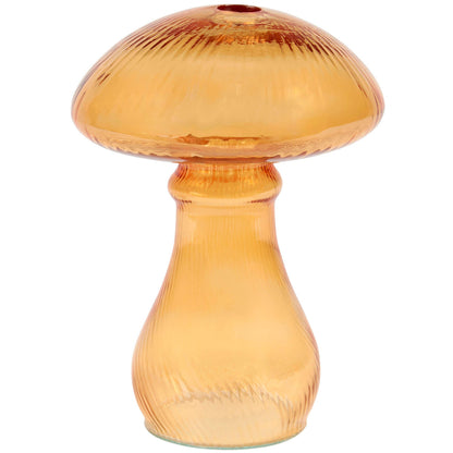 Orange Standing Mushroom Vase