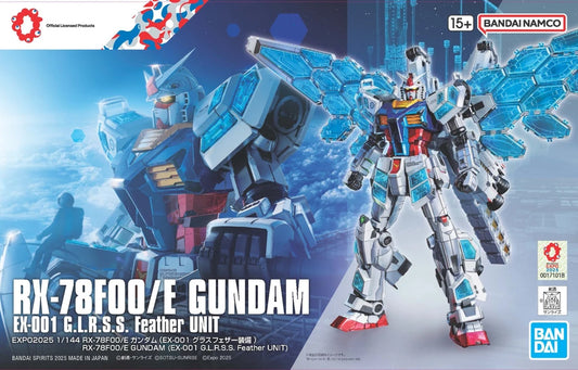 Bandai RX-78F00/E Gundam (EX-001 G.L.R.S.S. Feather Unit) Chemical Recycle Ver.