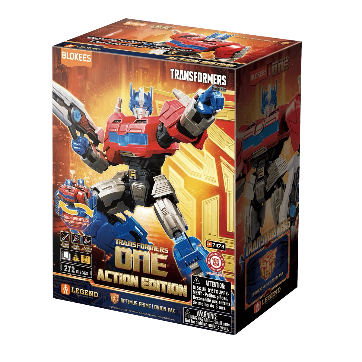 Blokees Transformers One Action Edition Optimus Prime