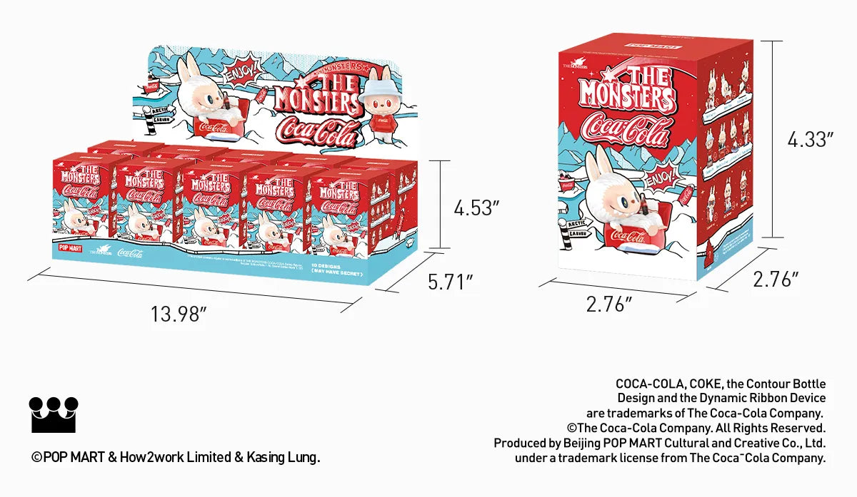 THE MONSTERS COCA-COLA Series Figures
