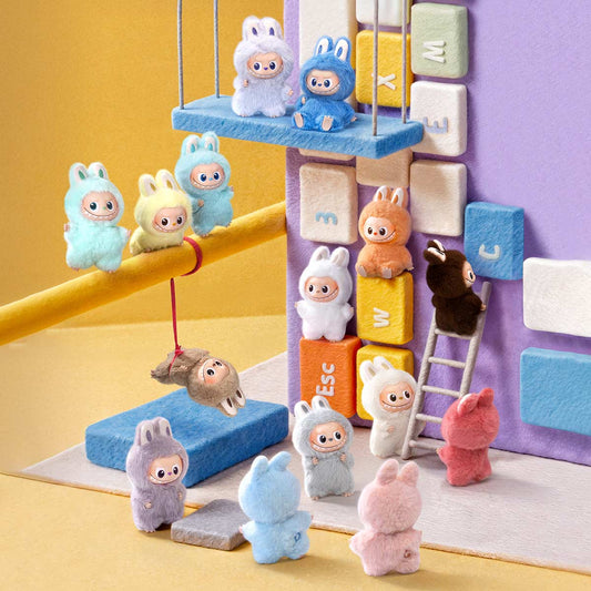 THE MONSTERS Pin for Love Series-Vinyl Plush Pendant Blind Box (A-M)