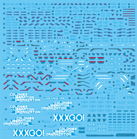 Delpi Decal Waterslide Decals for MG XXXG-01W Wing Gundam Ver. Ka