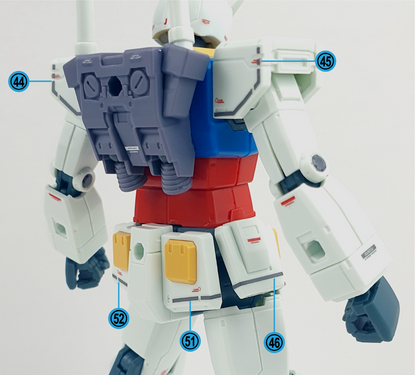 Delpi Decal Waterslide Decals for HGTO RX-78-2 Gundam