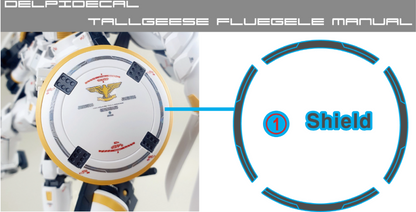 Delpi Decal Waterslide Decals for MG Tallgeese Flugel EW