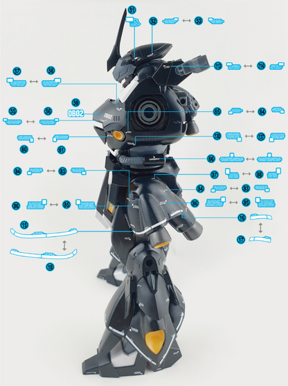 Depli Decal Waterslide Decals for MG Kampfer Schwer