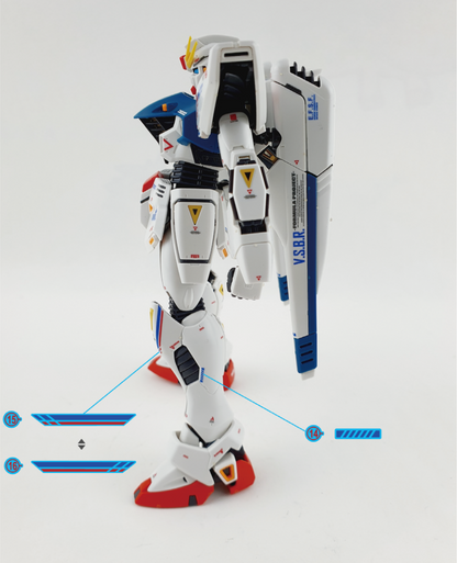 Delpi Decal Waterslide Decals for MG F91