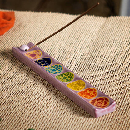 Chakra Ceramic Incense Burner