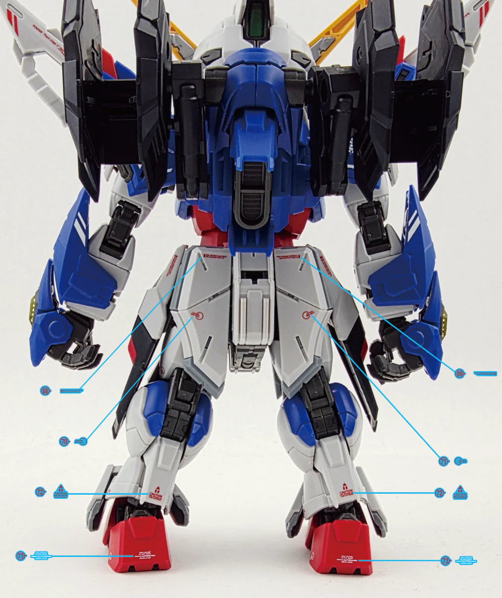Delpi Decal Waterslide Decals for MGSD Destiny Gundam Delpi Ver.