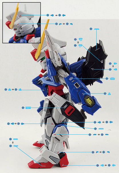 Delpi Decal Waterslide Decals for MGSD Destiny Gundam Delpi Ver.