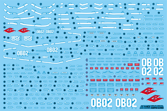 Depli Decal Waterslide Decals for MG Kampfer Schwer