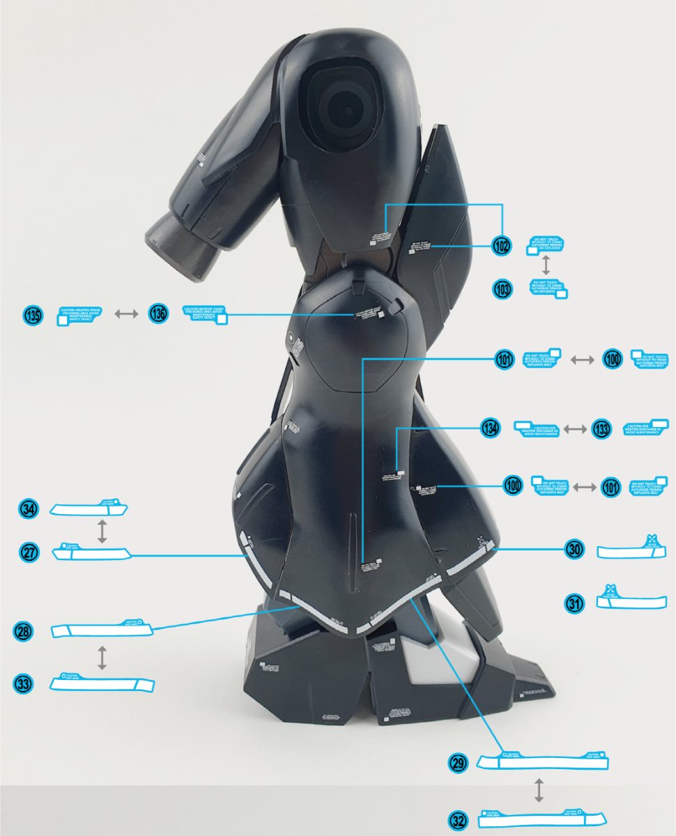 Depli Decal Waterslide Decals for MG Kampfer Schwer