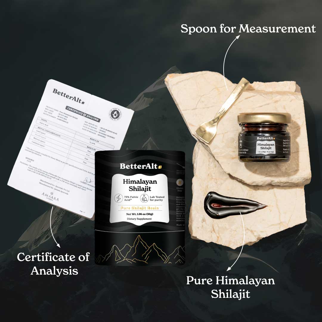 BetterAlt Pure Himalayan Shilajit Resin