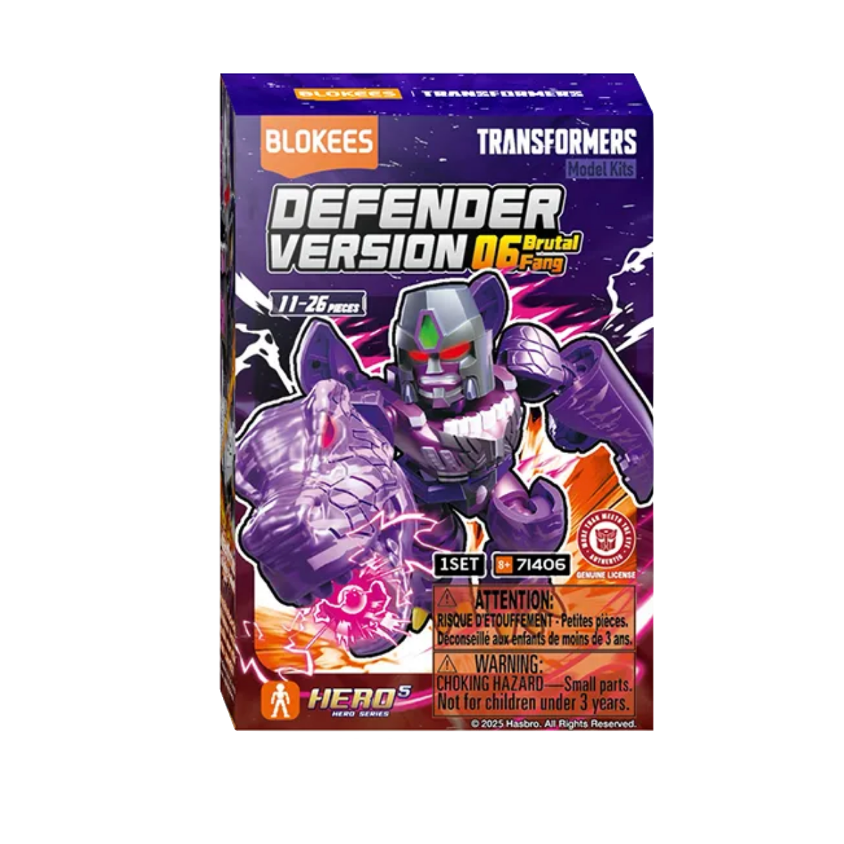 Blokees Transformers Defender Version 06 Brutal Fang