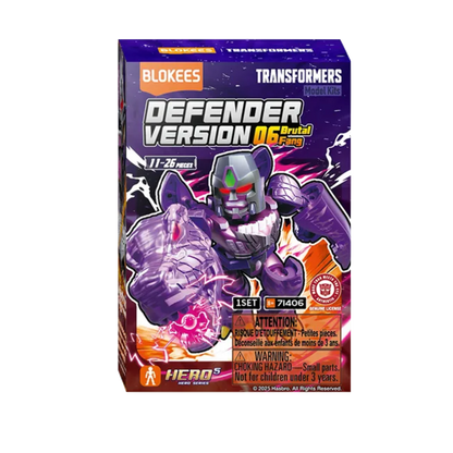 Blokees Transformers Defender Version 06 Brutal Fang