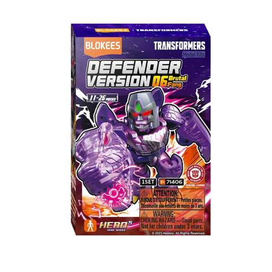 Blokees Transformers Defender Version 06 Brutal Fang