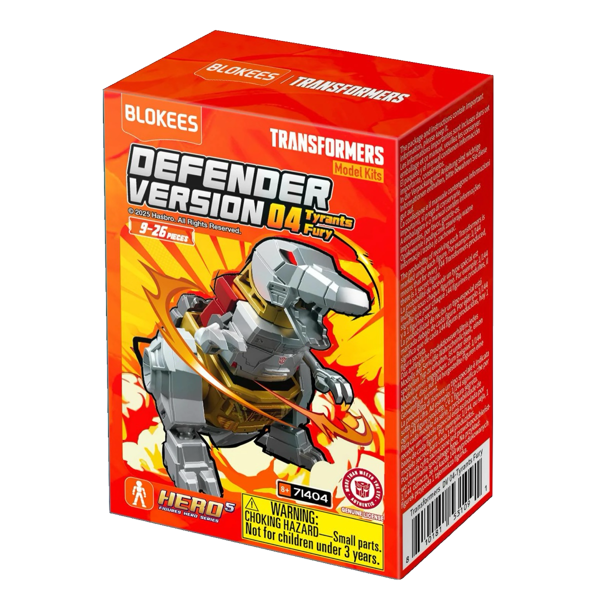 Blokees Transformers Defender Version 04 Tyrants Fury