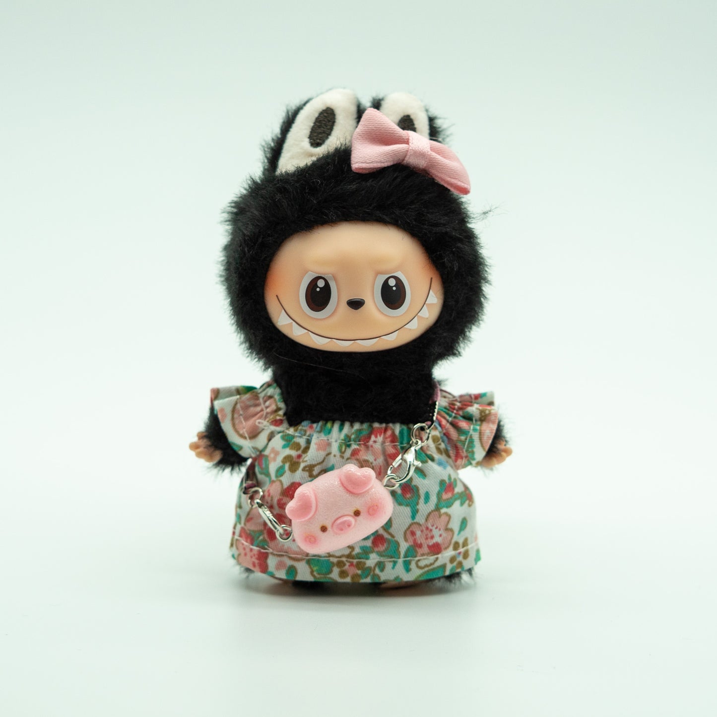 Mini Labubu Cute Summer Dress with Purse
