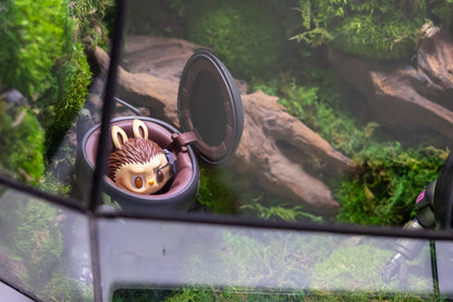 Labubu Ma.k. Robots in Forest Preserved Moss Terrarium