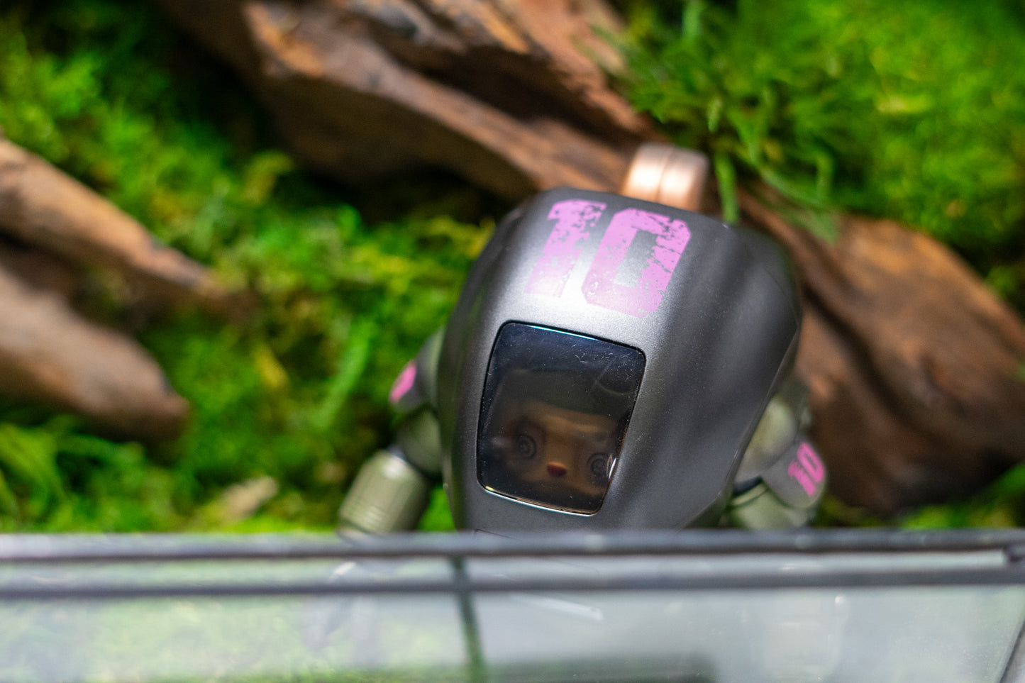 Labubu Ma.k. Robots in Forest Preserved Moss Terrarium