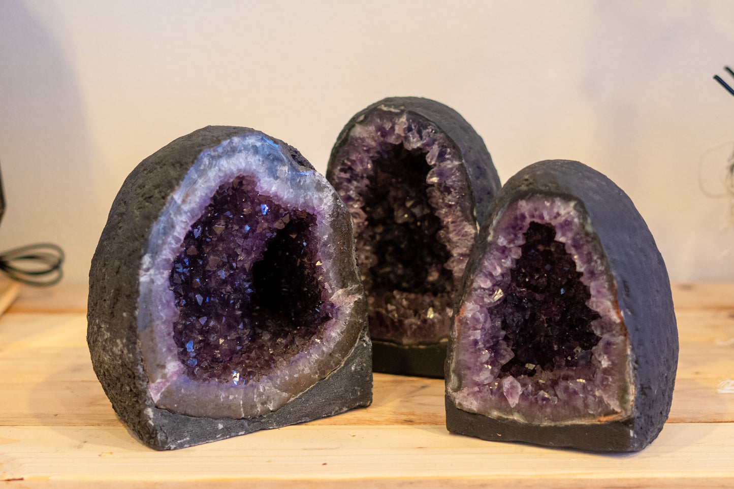 Amethyst Cathedral, Druzy Geodes