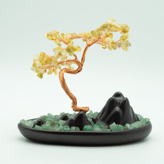 Mountain Bonsai Citrine Crystal Tree