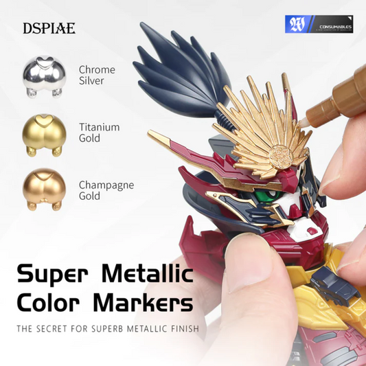DSPIAE MKS Super Metallic Color Master Dual Tip Markers
