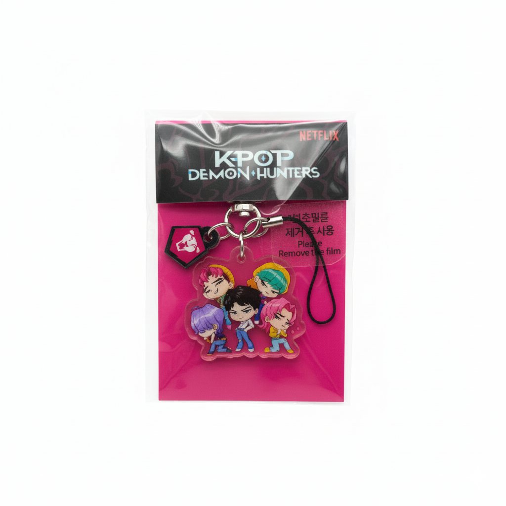 KPOP Demon Hunters Official Light Stick Keyring Charm