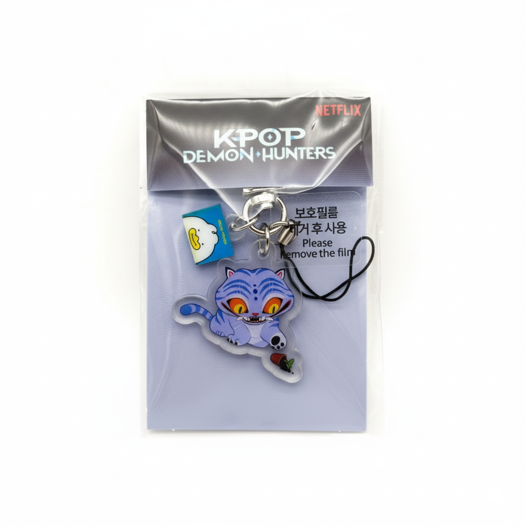 KPOP Demon Hunters Official Light Stick Keyring Charm