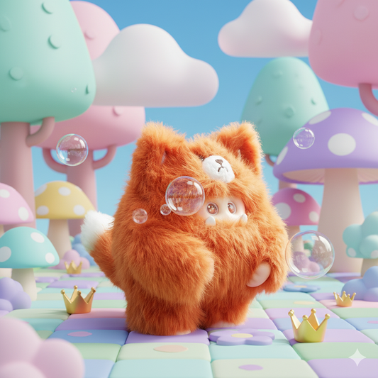 Giggle Monster Furry Forest Series Blind-Box Vinyl Plush