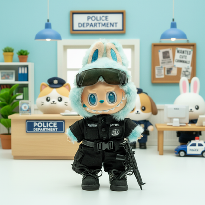 Labubu SWAT Team Uniform Costume