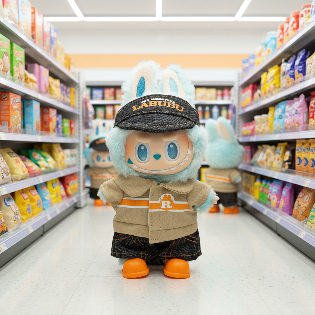 Labubu Convenience Store Manager Costume