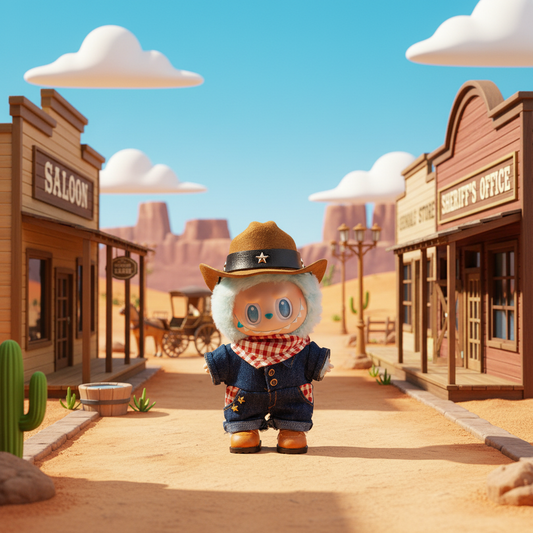Labubu Cowboy Outfit